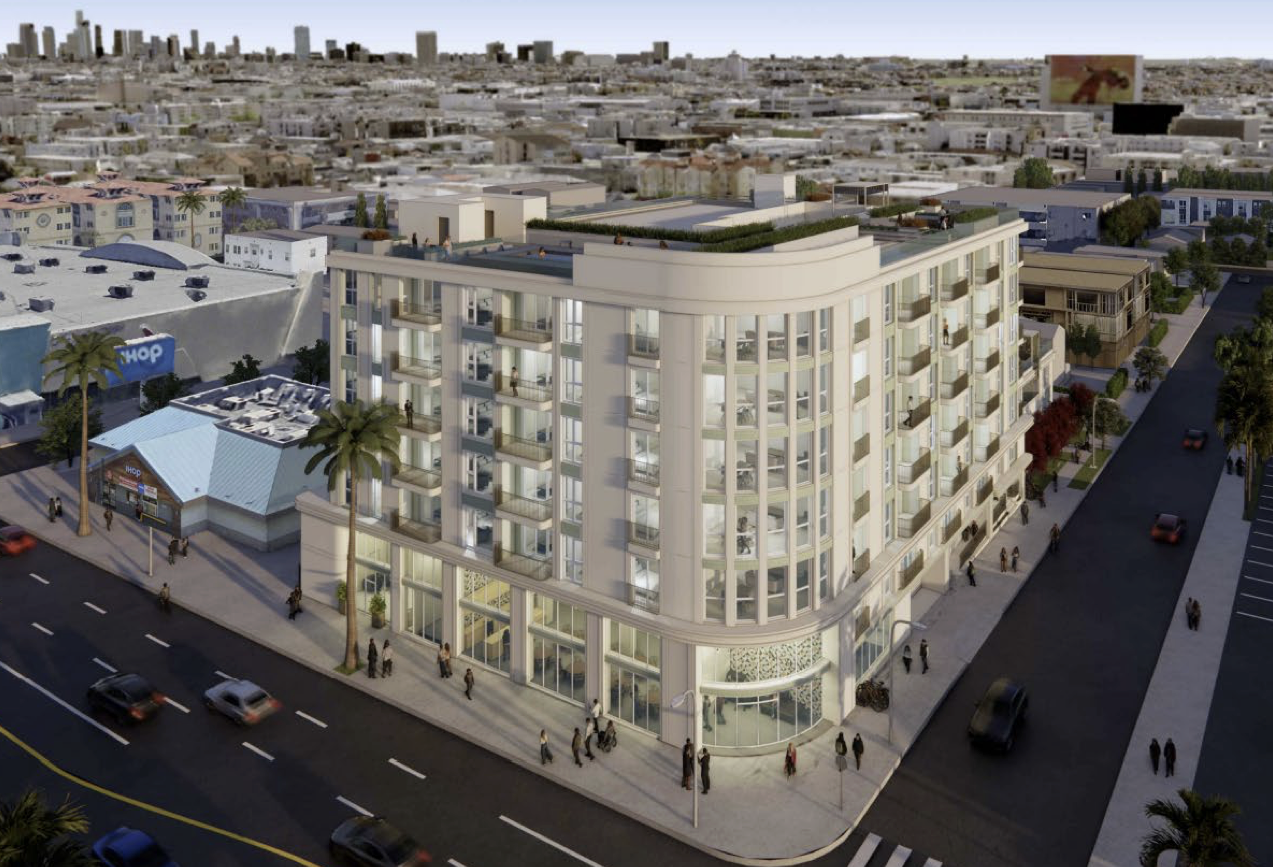 Apartments, Retail To Replace Office On Sunset Boulevard