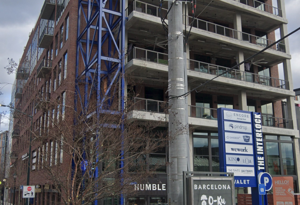 The Interlock office building in West Midtown, Atlanta, where WeWork has shuttered its newly opened location.