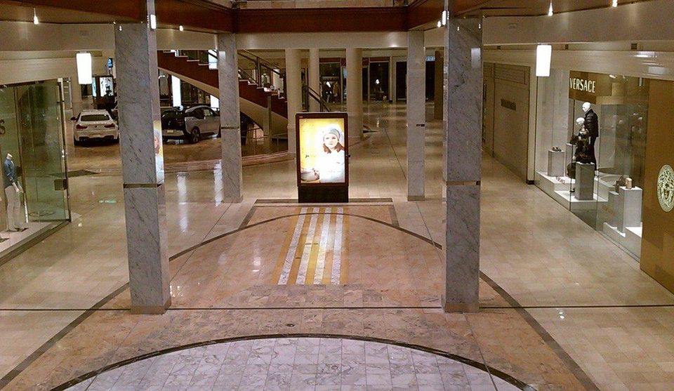 Empty mall
