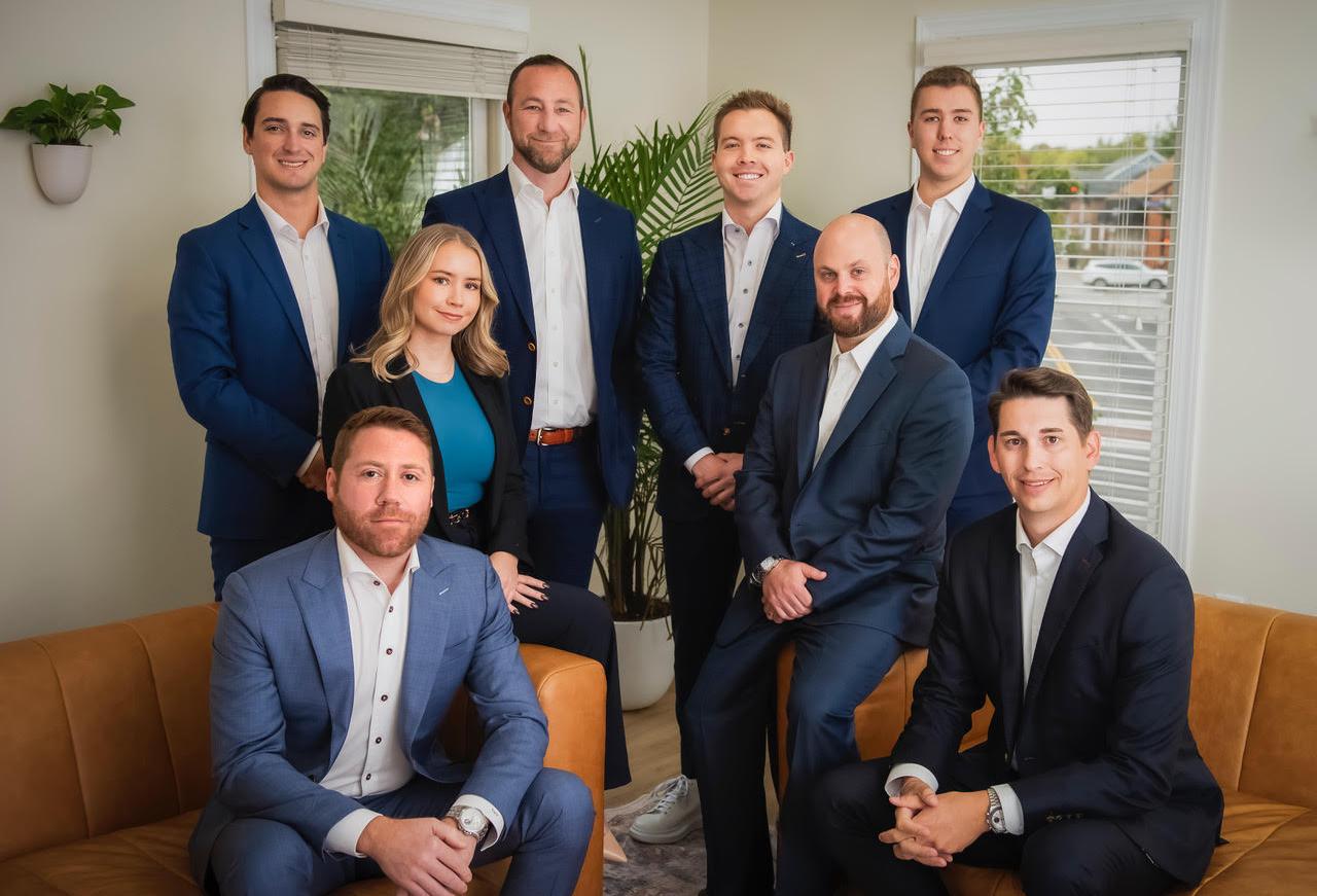 Franklin Street's new student housing team, formerly of Marcus & Millichap. In addition to Joel Dumes and Patrick Mullowney, other team members moving to Franklin Street include brokers Kyle Teets, Seth Rosin and Charles Bulger, with Jacob Bobo, Lauren Bounsall and Jake Westgerdes also joining as analysts and coordinators.  
