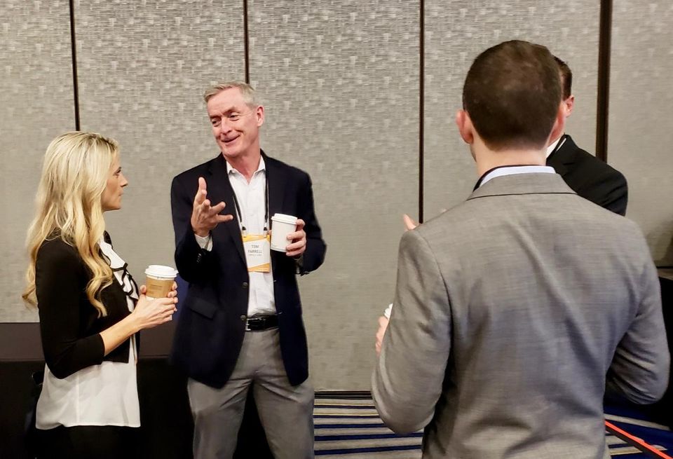 People network at Bisnow's Orange County Construction and Development event Feb. 12 at the Irvine Marriott in Irvine