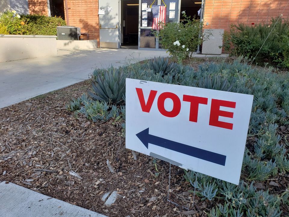 Vote sign