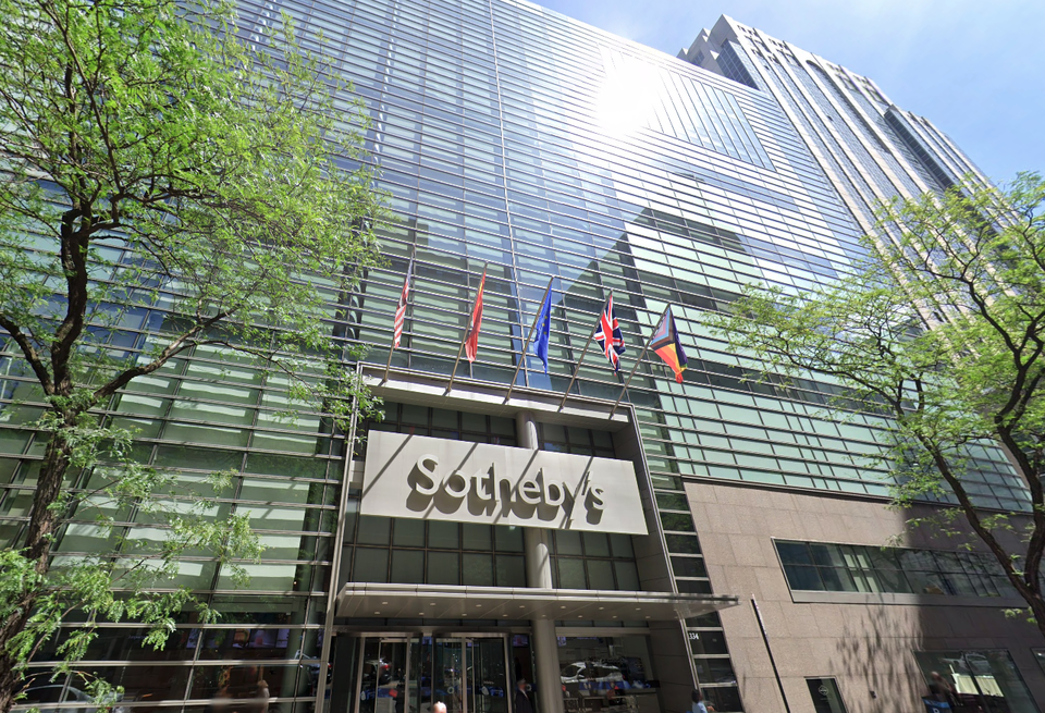 Sotheby's headquarters at 1334 York Ave. in Lenox Hill. It plans to vacate the building, after which Weill Cornell will convert 200K SF for medical research space.