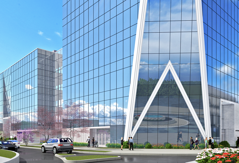 Rendering of Tower at Avenue North