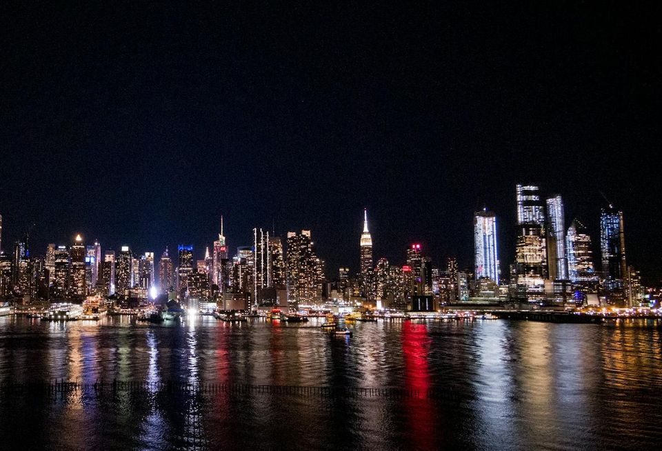 Manhattan at night