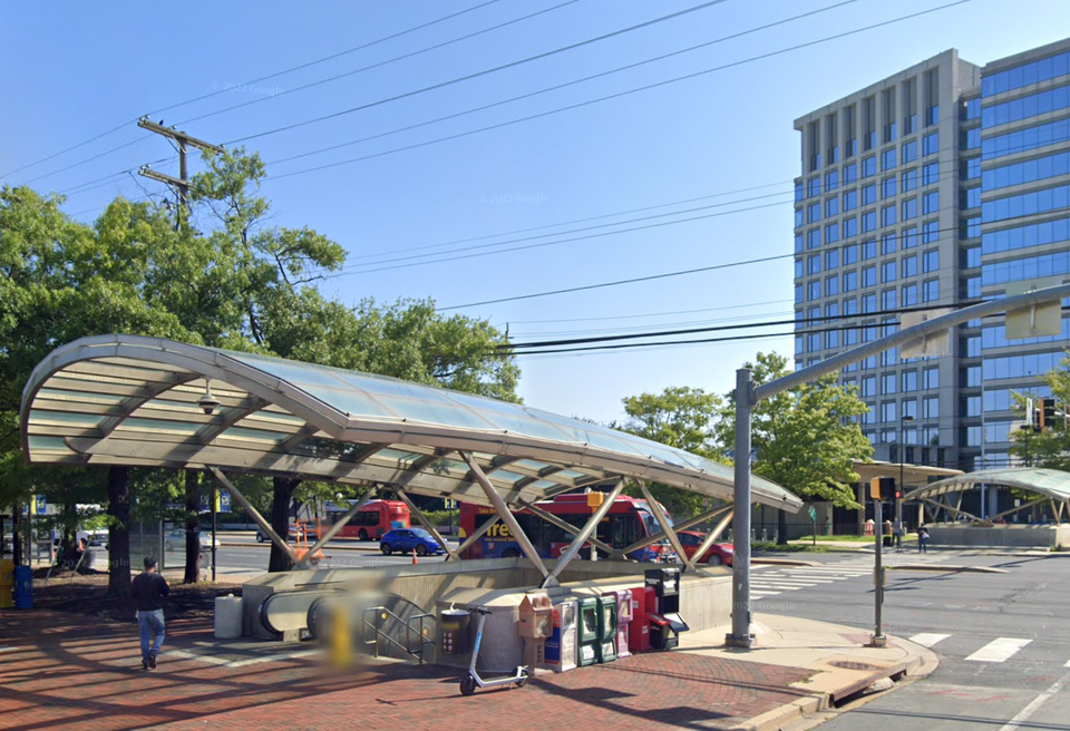 The North Bethesda Metro station