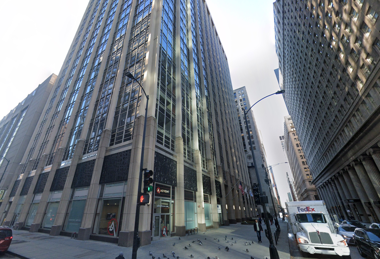 111 W. Jackson Blvd., an office tower in the Loop acquired for $25M by an affiliate of Simon Singer.