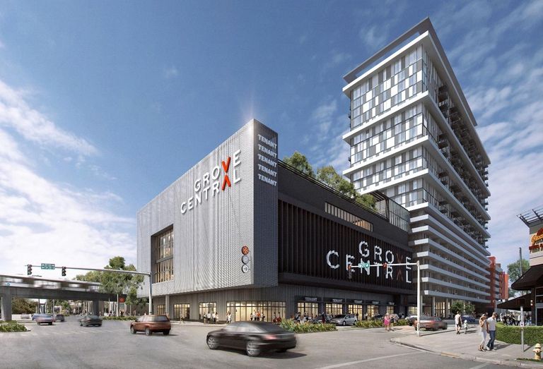 Grove Central Rendering Terra Coconut Grove 2800 Southwest 27th Terrace Transit Oriented Mixed Use Wasielewski