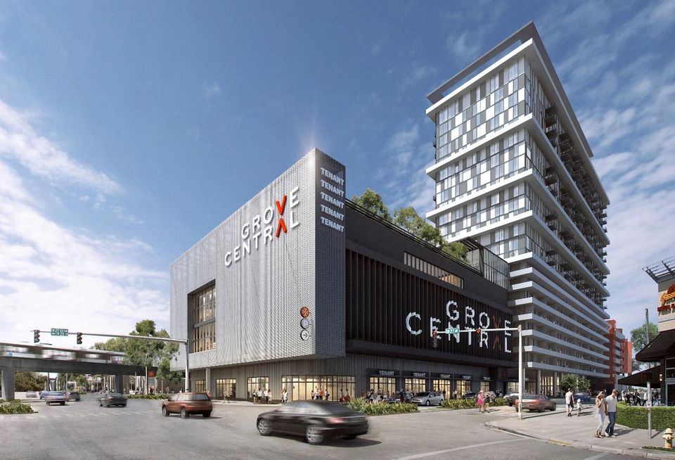 Grove Central Rendering Terra Coconut Grove 2800 Southwest 27th Terrace Transit Oriented Mixed Use Wasielewski