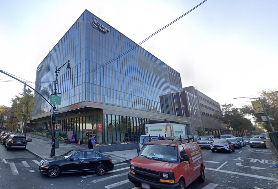 The NYU facility at the Cobble Hill site that Elghanayan closed on, after an initial deal between owner Long Island College Hospital and Fortress fell apart.