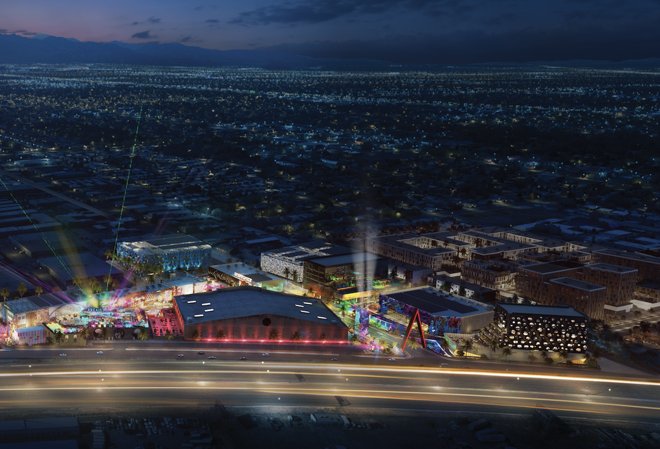 A rendering of the AREA15 development