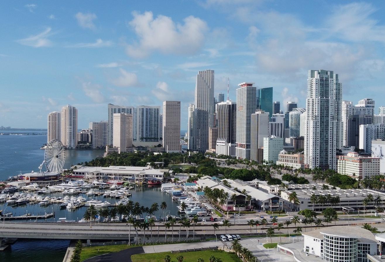 Downtown Miami Skyline Brickell Wasielewski