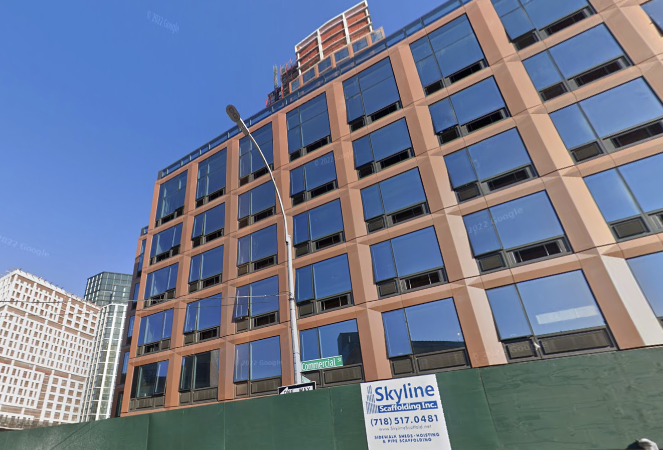 Tower 77 in Greenpoint, where developer Clipper Equity scored a $430M financing deal this week.