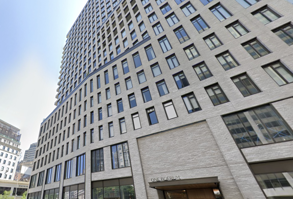 One Boerum Pl., where Avery Hall secured a $140M refinancing this week.