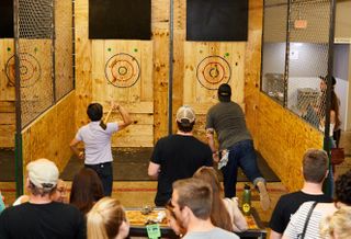 Competitive Ax-Throwing Facilities Spreading Rapidly In U.S. Cities