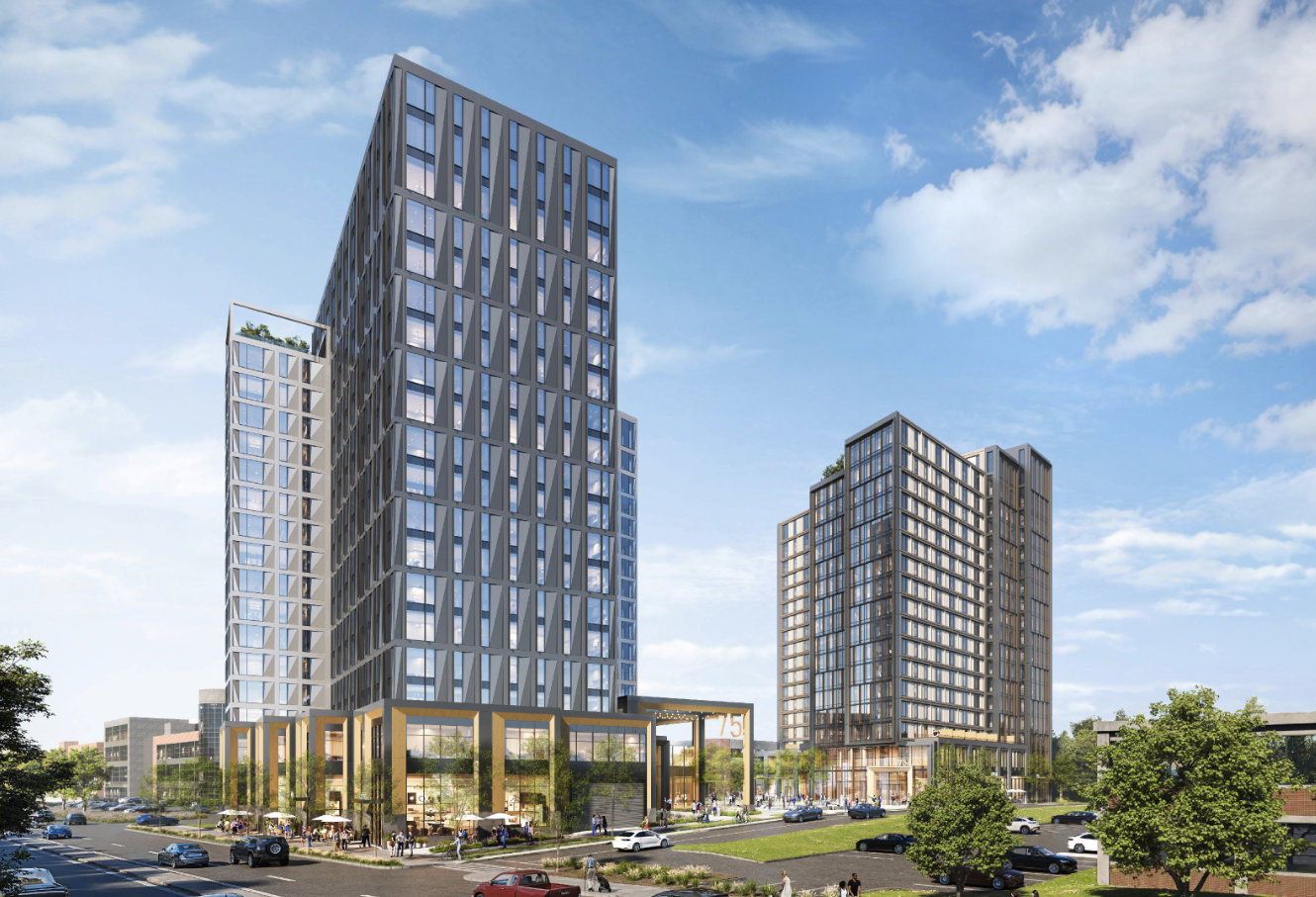 A rendering of Copper Mill and POB Capital's 75 Morrissey Blvd. development in Dorchester.