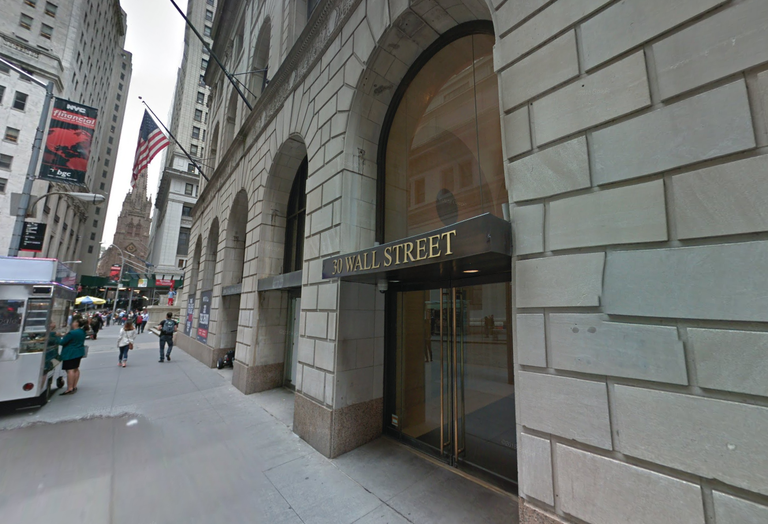 30 Wall St. in the Financial District