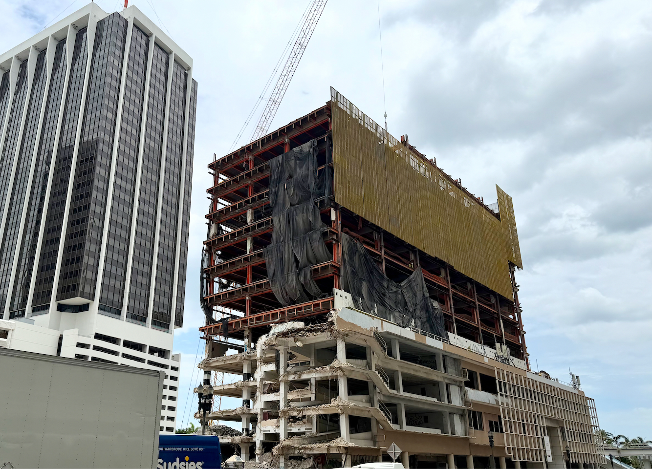 Miami building demolition