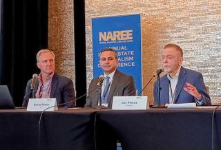 Panelists at the National Association of Real Estate Editors conference. 
