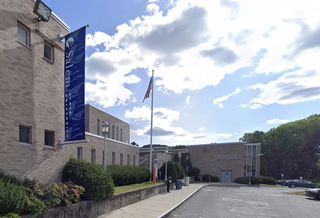 A campus on a cloudy day