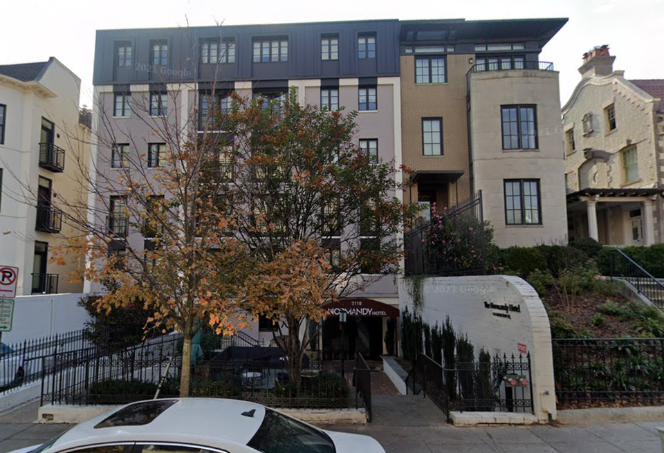 The Normandy Hotel at 2118 Wyoming Ave. NW