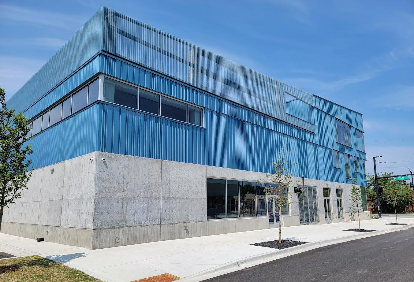 Photo of the exterior of the Rusu-McCartin Club, 4411 West Chicago Ave.
