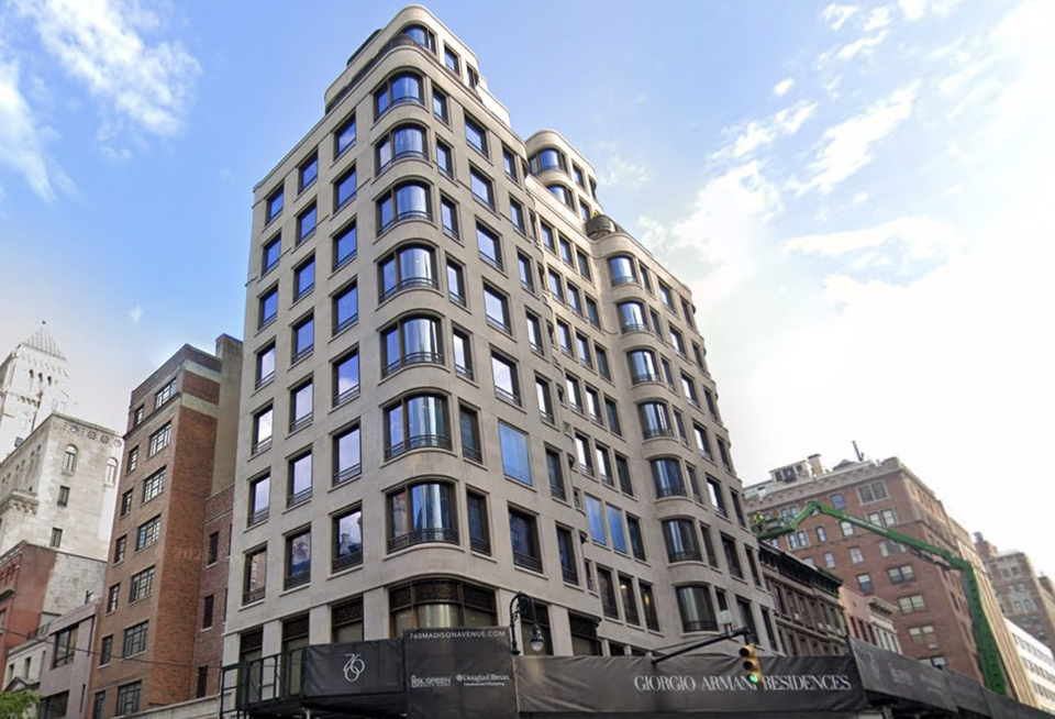 Giorgio Armani Residence at 760 Madison Ave.