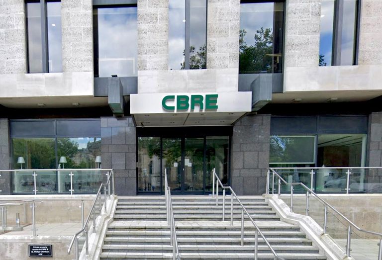 A CBRE office in Birmingham, England.