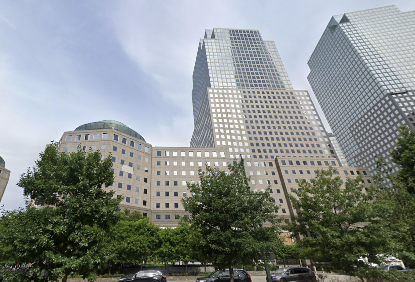 Brookfield Properties' 225 Liberty St., where ownership scored a new CMBS loan this week after it put more than $1.7M of its own cash equity into the deal.