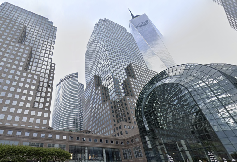Brookfield Place, in Manhattan's Financial District, where Jane Street Capital has expanded to occupy almost 1M SF.