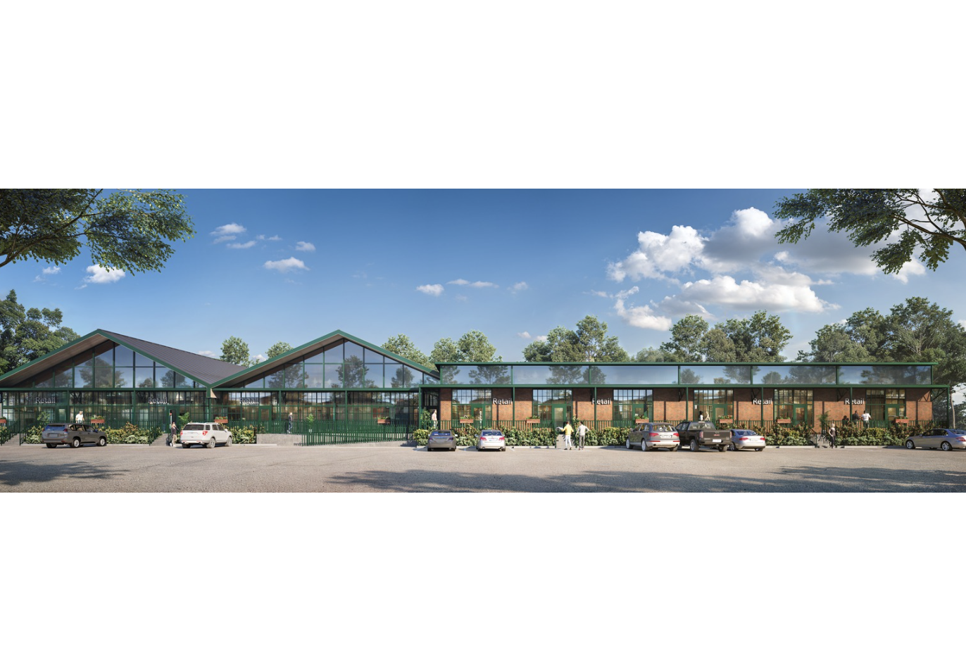 A rendering of 1133 Providence St., a 1940s warehouse that Scarlet Capital is remodeling.