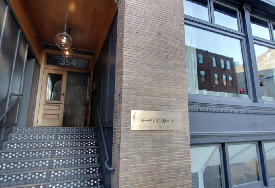 French-Italian restaurant Menton at 354 Congress St. in the Seaport.