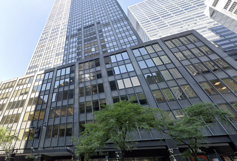 600 Third Ave., where L&L Holding Co. signed two leases totaling 55K SF this week.