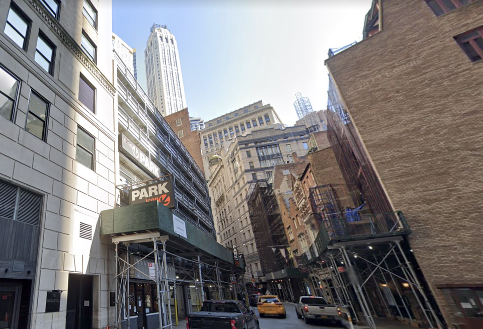 The DOB issued a partial vacate order to an Icon Parking-operated garage in FiDi, located at 14 South William St., after finding violations including multiple rusted and corroded structural beams at all levels of the seven-story garage.