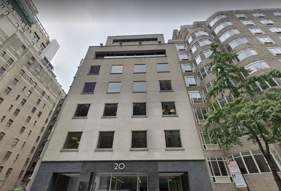 20 West 55th St., where landlord Skyline Real Estate Partners signed four new tenants this week.