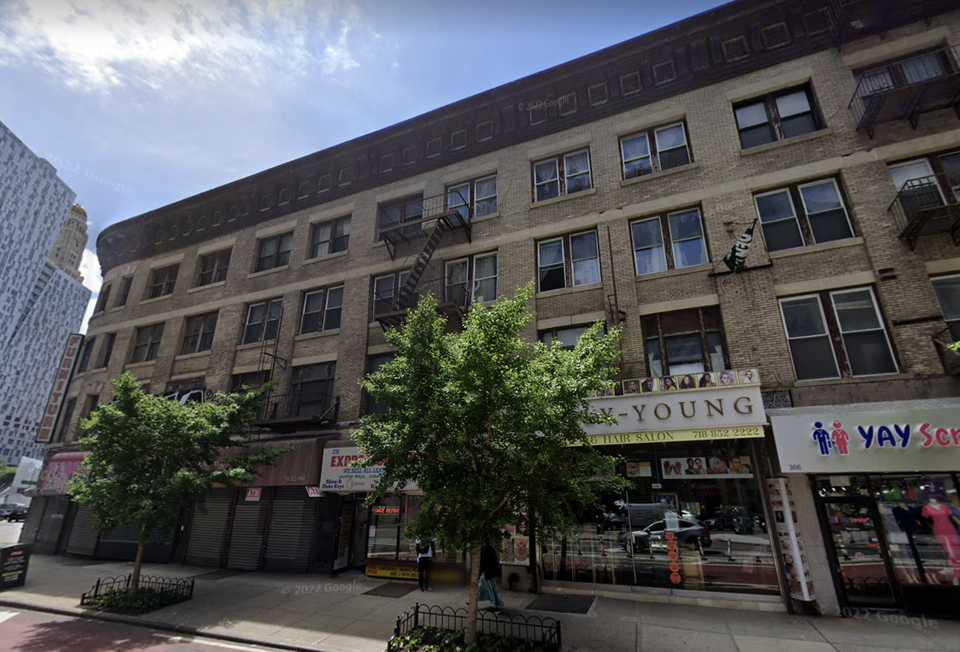 A partial view of some of the properties in the 358-376 Livingston St. portfolio, which sold to Goose Property Management this week.