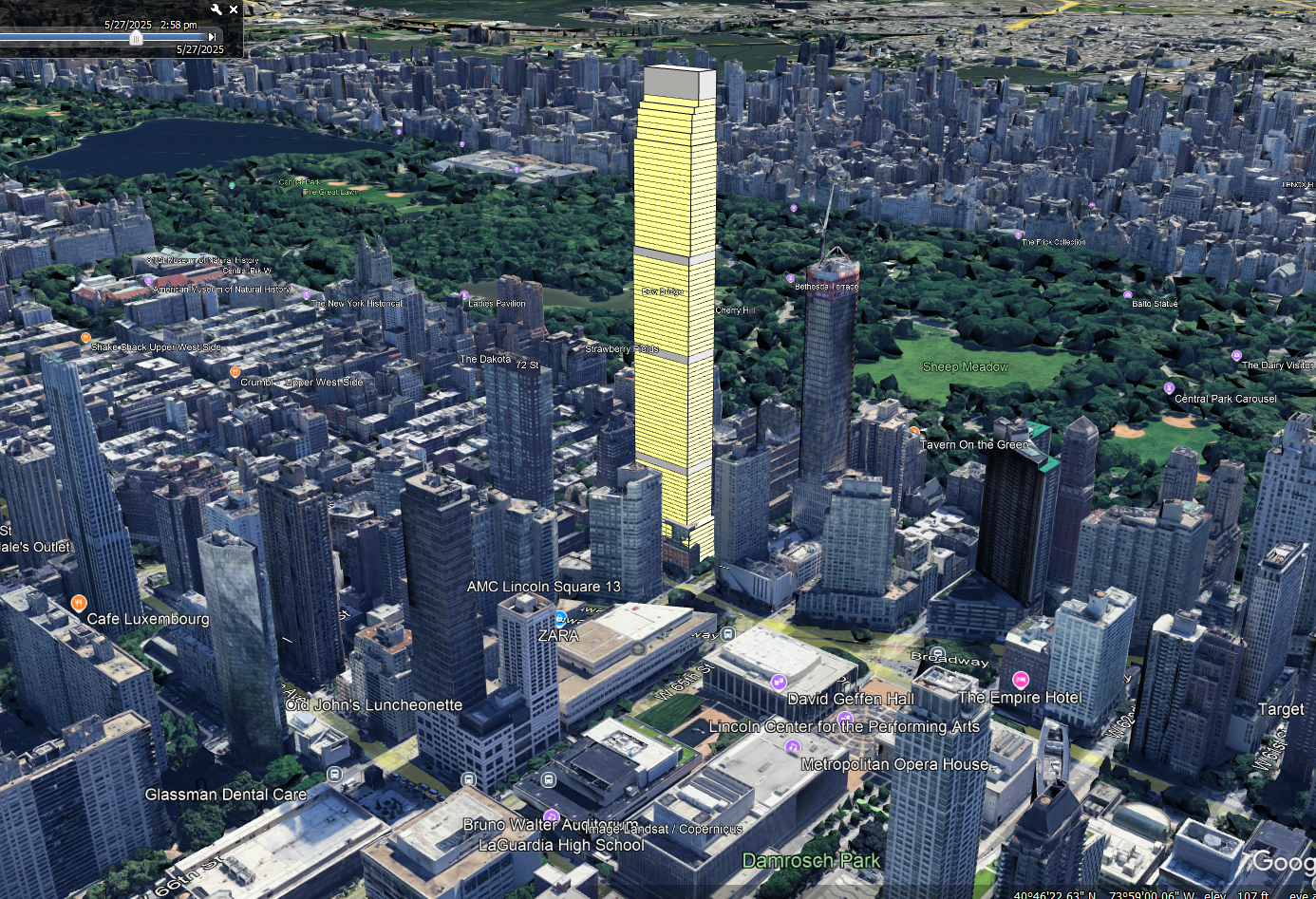 Gary Barnett Files Plans For Upper West Side Supertall