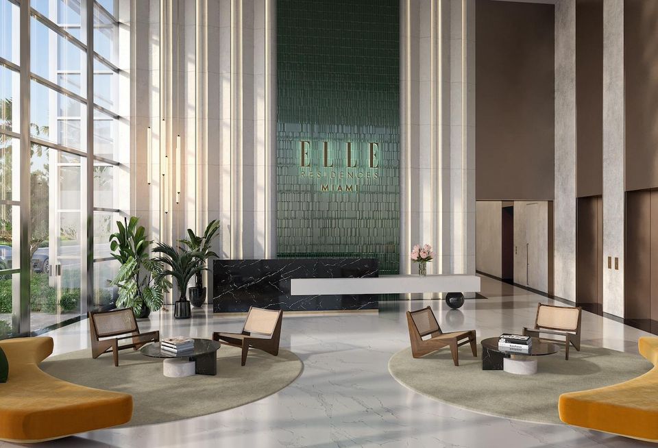 Elle Residences Miami - Edgewater - 3618 NE Fifth Ave. - Vertical Developments - Urban Network Capital Group - Lobby
