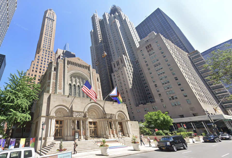 St. Bartholomew’s Church, where a joint venture of Ken Griffin of Citadel, Rudin Management and Vornado Realty Trust in in contract to purchase the religious structure's air rights.