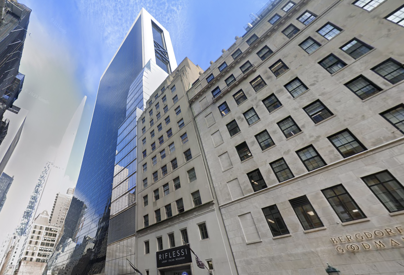 The Soloviev Group's 9 W 57th St., which signed global asset manager Tikehau Capital to 23K SF this week.