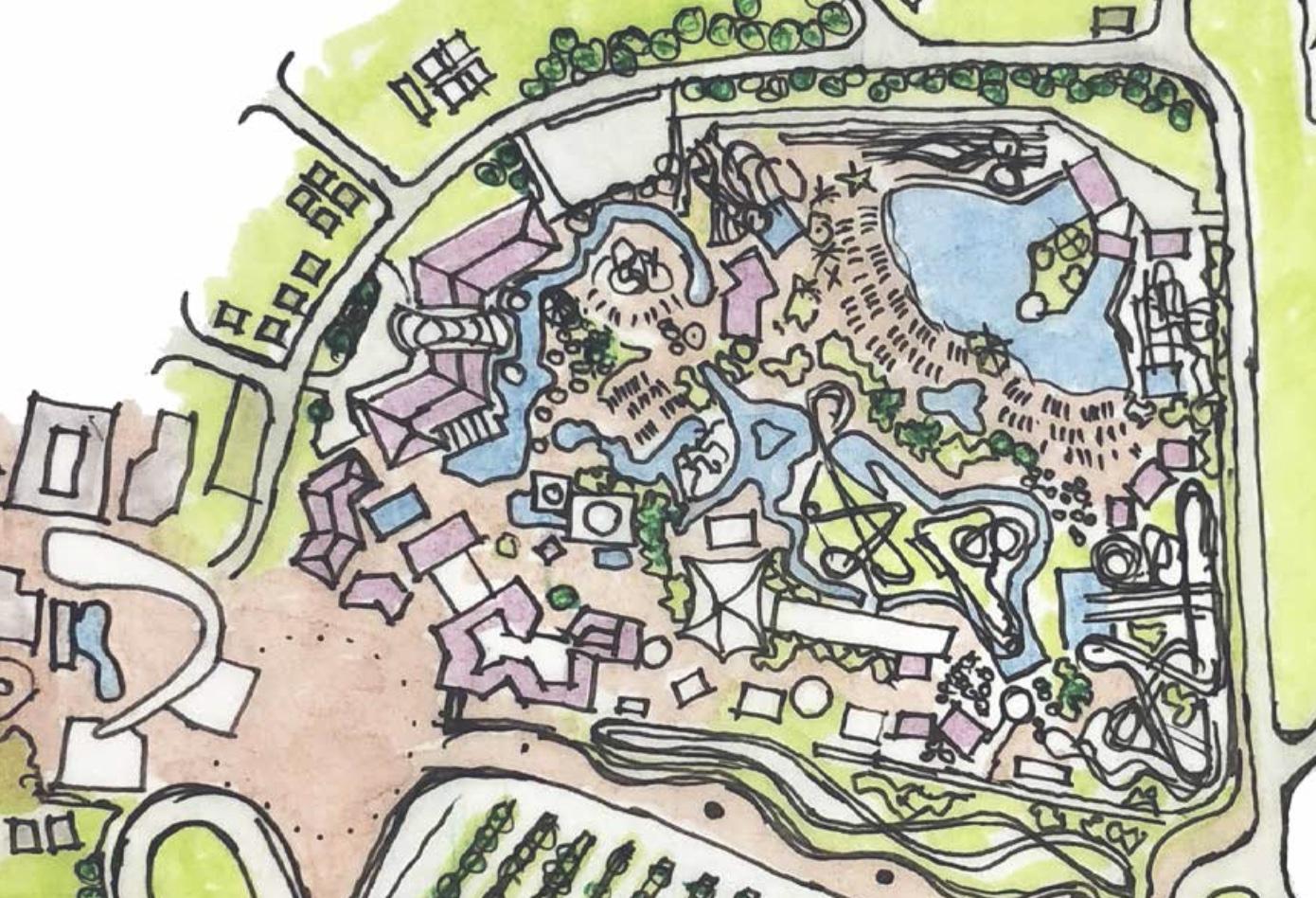 Miami Wilds Zoo Miami Concept Drawing