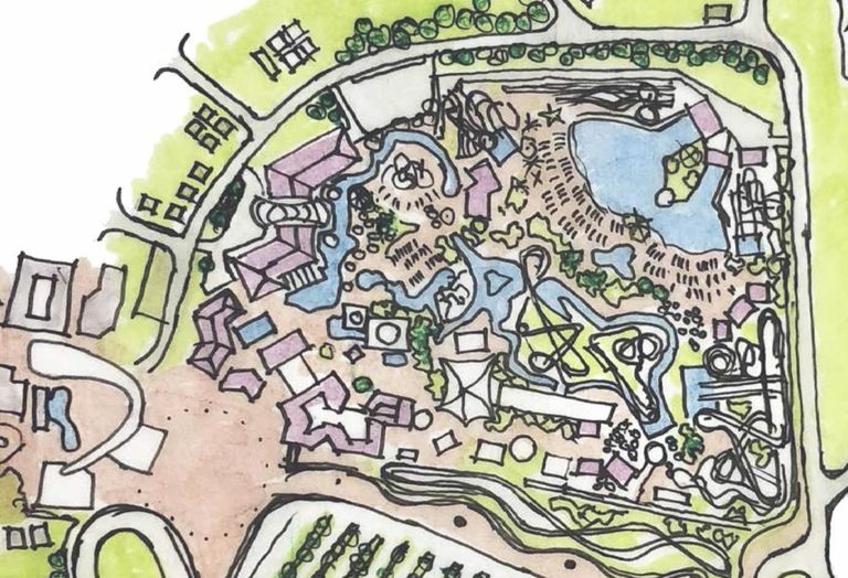 Miami Wilds Zoo Miami Concept Drawing