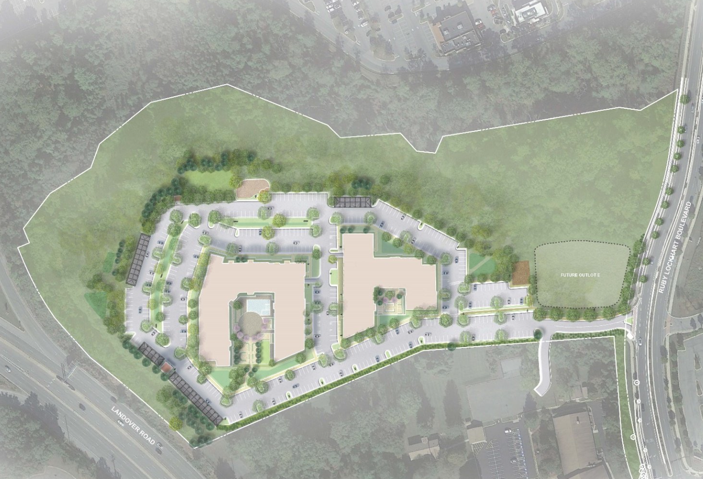 Wood Partners Plans 284-Unit Project Next To Prince George’s County Wegmans