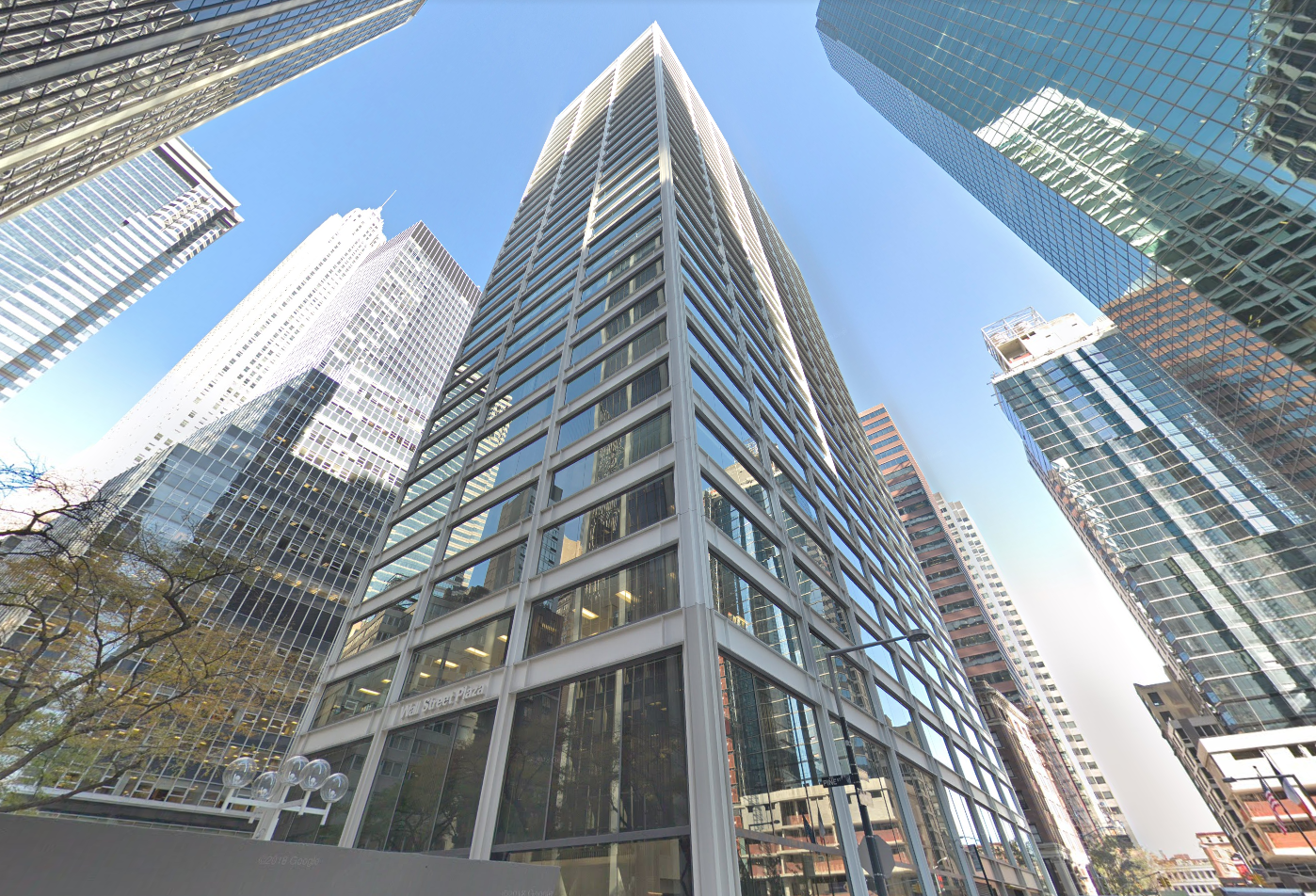 Wall Street Plaza, an office building in Manhattan's Financial District