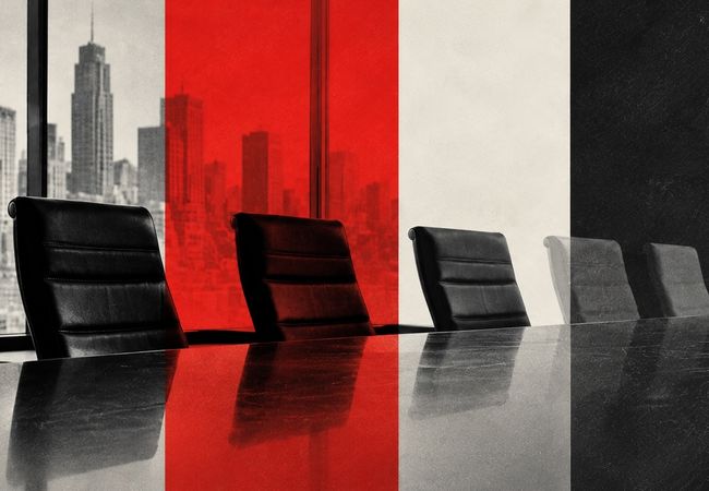 C-suite empty chairs