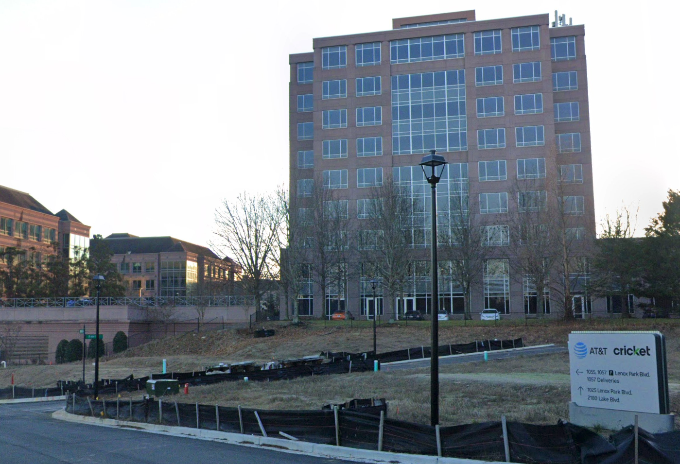 AT&T is taking two more buildings at the Lenox Park office complex in Atlanta.