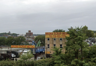 The existing scrap metal facility at 2371 Exterior St.