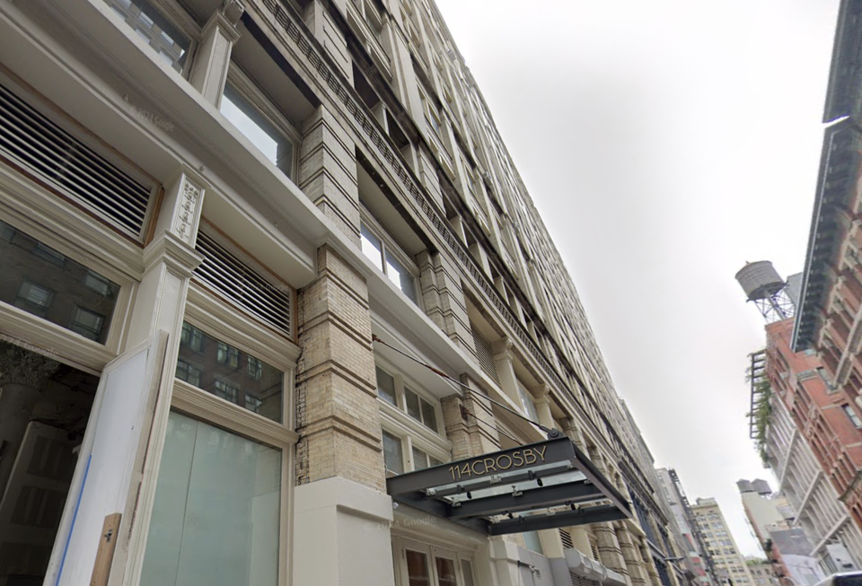114 Crosby St., where Maxim Capital Group, Sabal Investment Holdings and GDS Brightstar scored a $50M refinancing loan this week.
