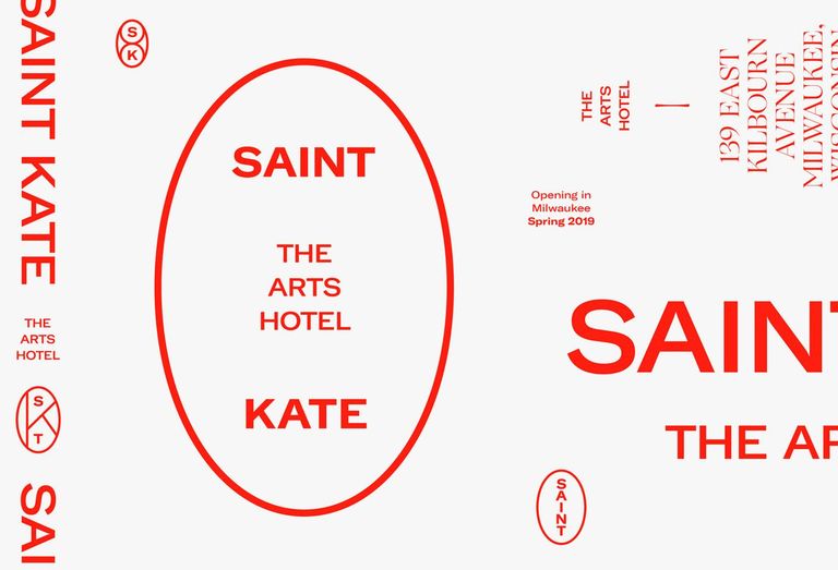 Saint Kate brand material 