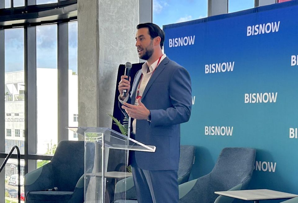 Nick Perez, the president of Related Group’s condo division, at Bisnow’s South Florida Architecture, Design and Interiors event on March 23, 2024 at Strata Wynwood in Miami.